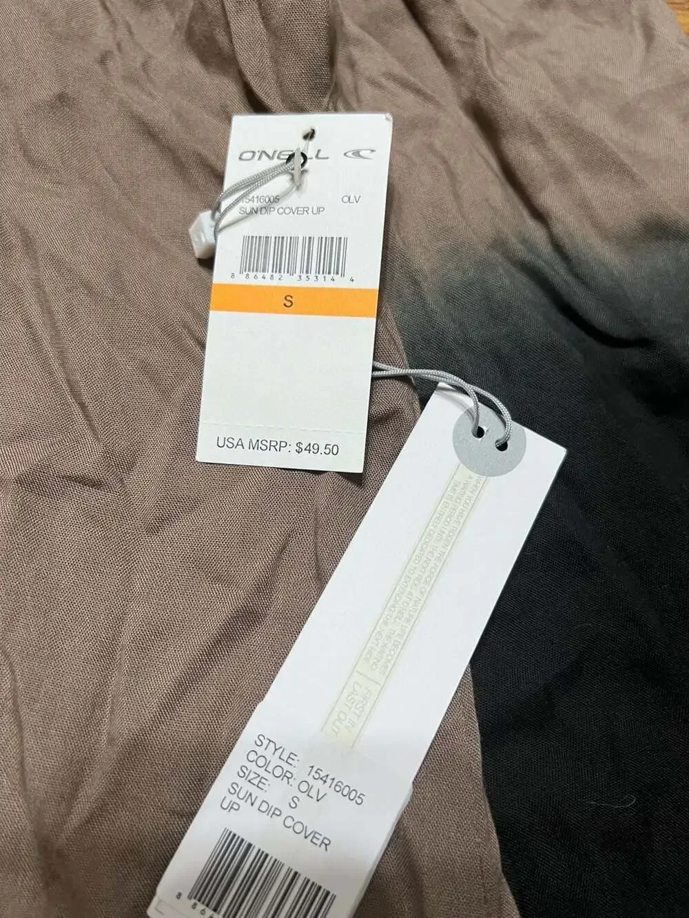 NWT O'Neill Sun Dip Ombre Cold Shoulder Cover Up